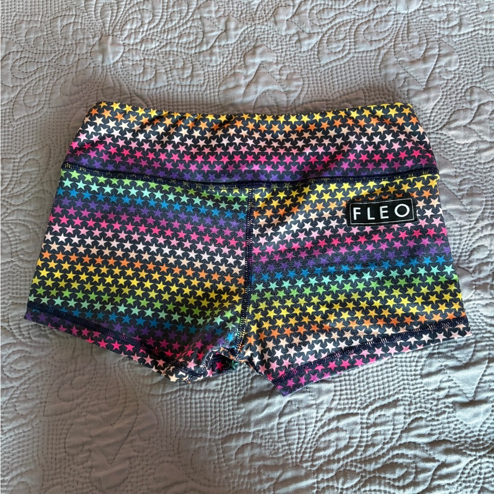 Fleo Multicolor Starburst Shorts